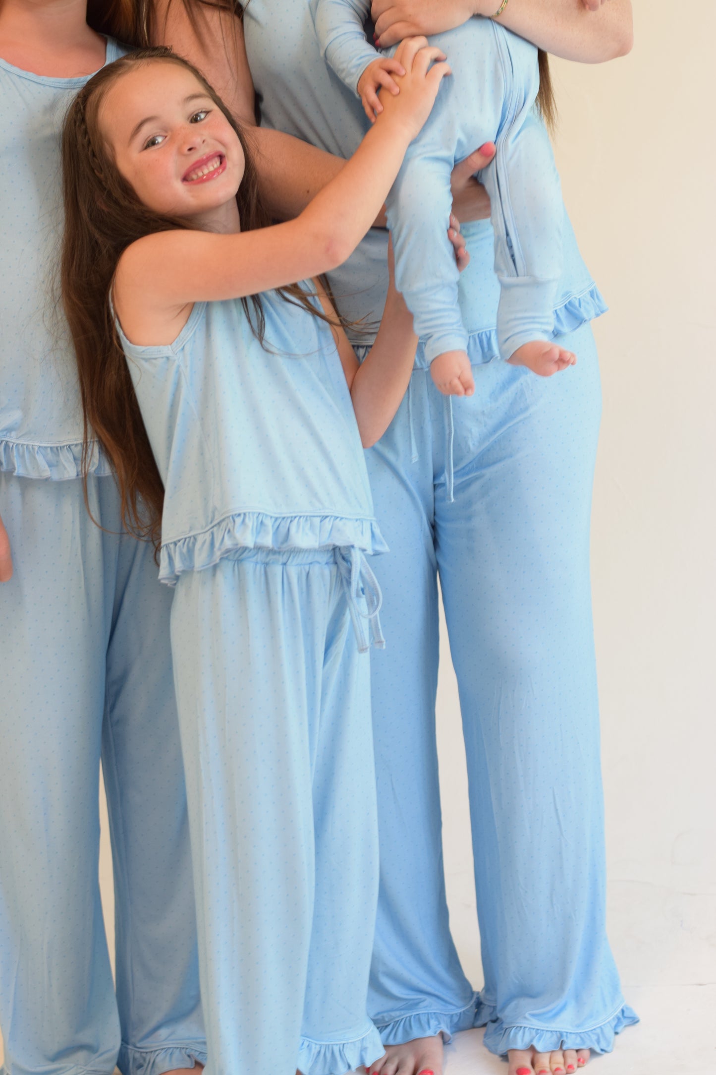 Women’s Blue Dot Two Piece Set