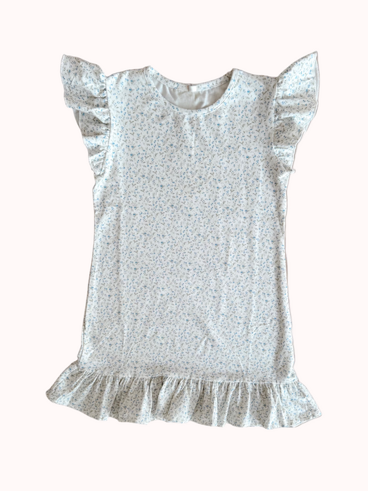 Oakley Dress- DAINTY BLUE FLORAL