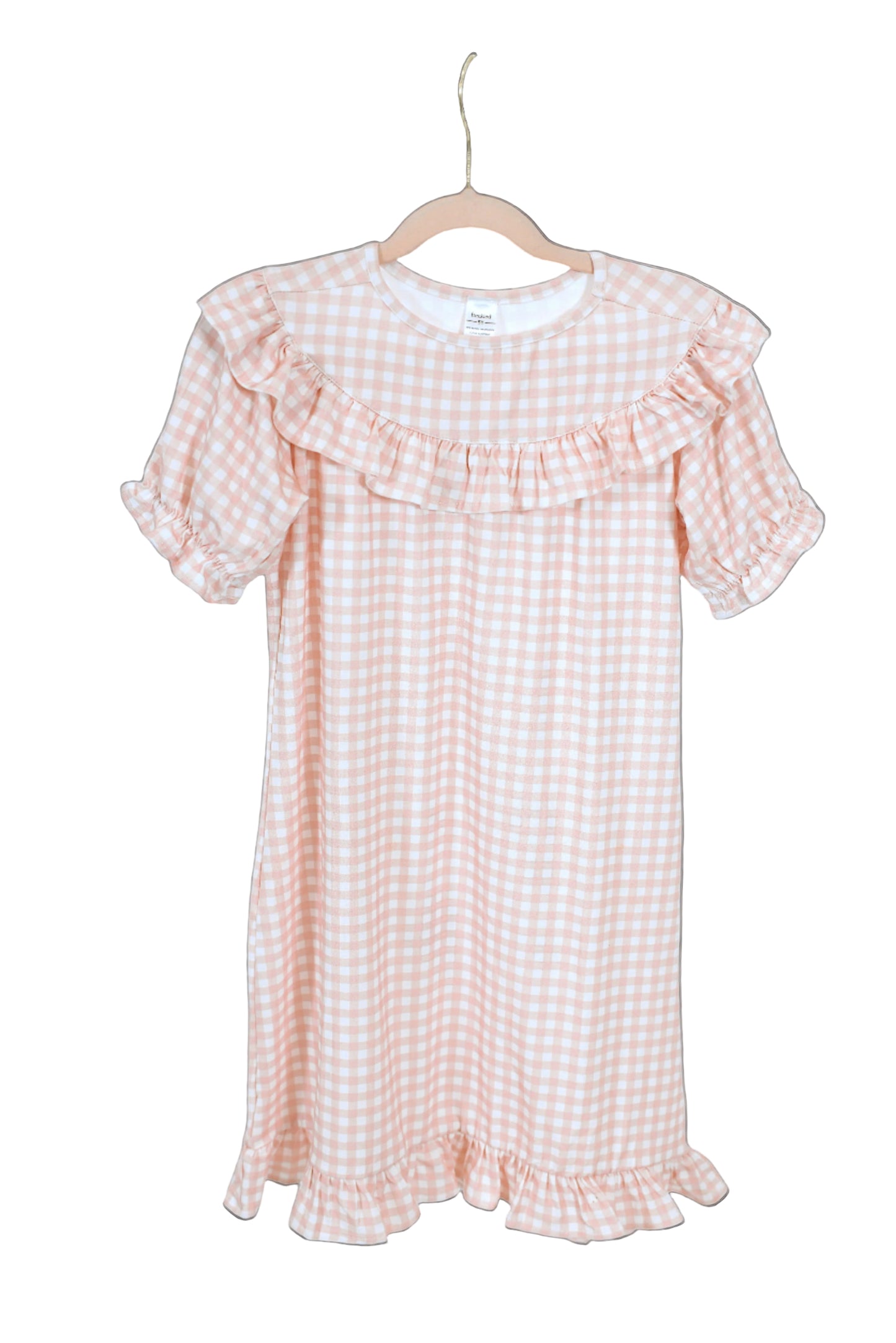 Nellie Jo Dress- CLASSIC PINK GINGHAM