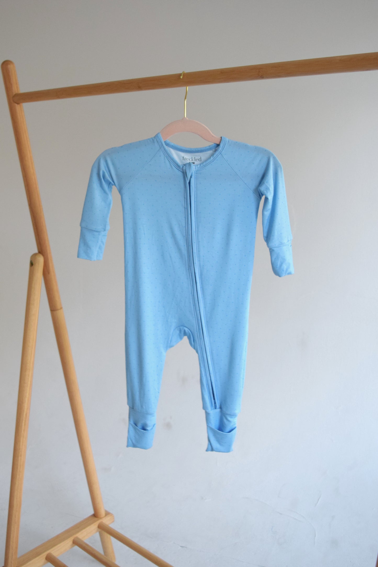 Blue Dot Baby Onesie