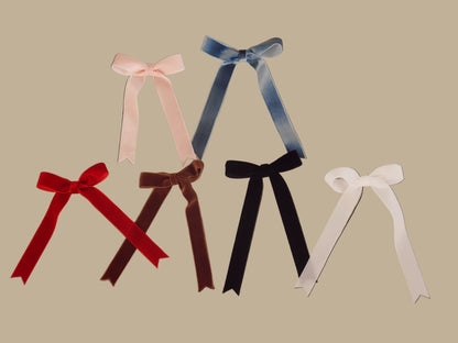 7” Velvet Bows