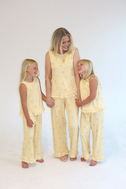 Women’s Yellow Bow Two Piece