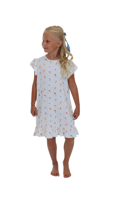 Oakley Dress- WHITE FLORAL